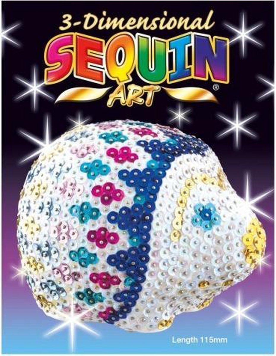 Sequin Art • 3D Egel