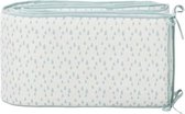 Fresk baby bed bumper Raindrops ether blue