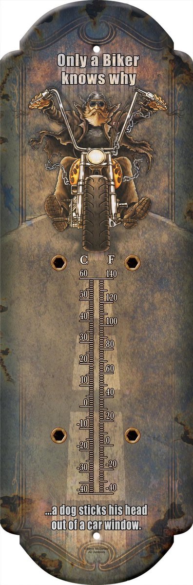 Thermometer " only bikers know "