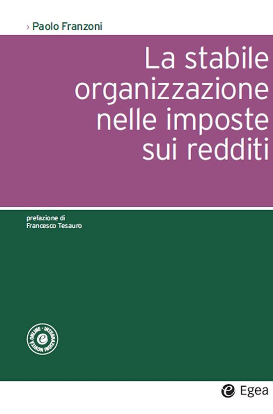 La stabile organizzazione nelle imposte sui redditi - cover