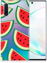 Geschikt voor Samsung Galaxy Note 10 Siliconen Case Watermelons