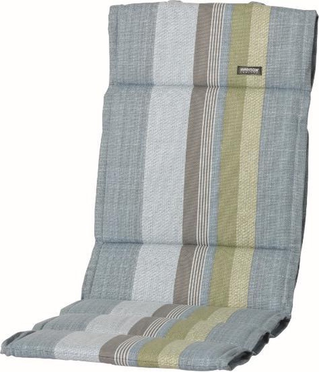 Madison Tuinstoelkussen 123x50 cm fiber Bonna blauw