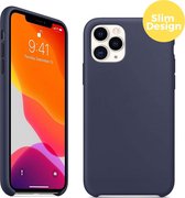 iPhone 11 Pro Telefoonhoesje | Soft Touch Siliconen Smartphone Case | Back Cover Alaska Blauw