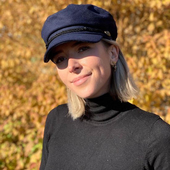 Pet Blauw Schipperspet Visserspet Zeemanspet Kapitein Cap Sailor pet |  bol.com