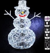 Sneeuwman 57 cm - 96 Leds - Kerstdecoratie