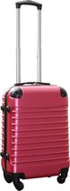 Travelerz handbagage koffer met wielen 39 liter - lichtgewicht - cijferslot - roze
