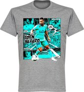 Real Madrid Hazard Comic T-Shirt - Grijs - XXXXL