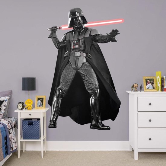 Star Wars Darth Vader muursticker uit vinyl, levensgroot van Fathead,  zelfklevend,... | bol.com