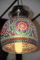 Glas mozaiek hanglamp multicolour