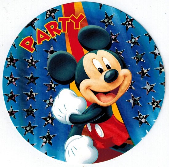 Uitnodigingen Disney Rond Mickey Mouse | bol.com