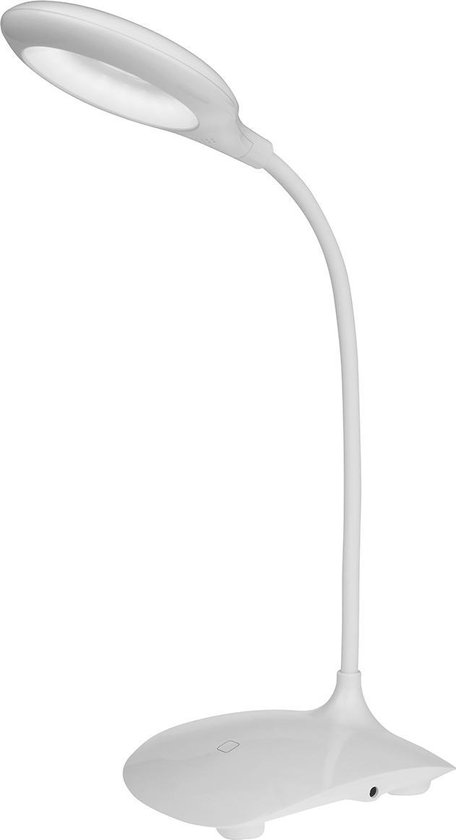 Parelachtig reservoir koel Leeslamp - LED lamp Ring Light - oplaadbare boeklamp met flexibele hals |  bol.com