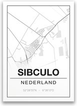 Poster/plattegrond SIBCULO - 30x40cm