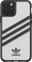 adidas Moulded case strepen beschermhoesje iPhone 11 Pro - Wit Zwart