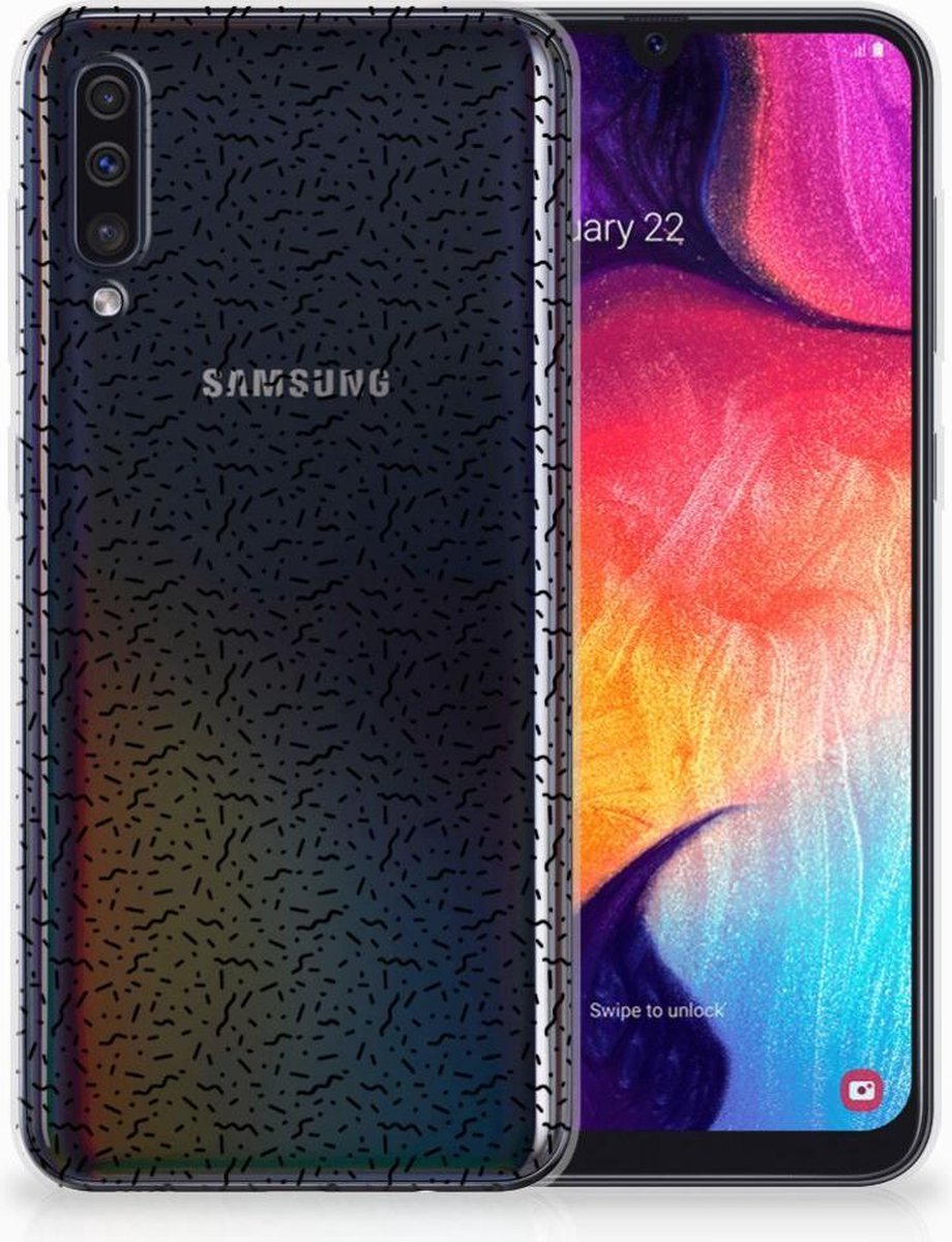 Samsung Galaxy A50 TPU bumper Stripes Dots