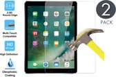 Screenprotector geschikt voor iPad 9.7 inch 2017 / 2018 - Tempered Glass Screenprotector Transparant 2,5D 9H (Gehard Glas Screen Protector - 0.3mm) - 2 Stuks