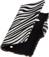 Zebra Booktype Microsoft Lumia 550 Wallet Cover Hoesje