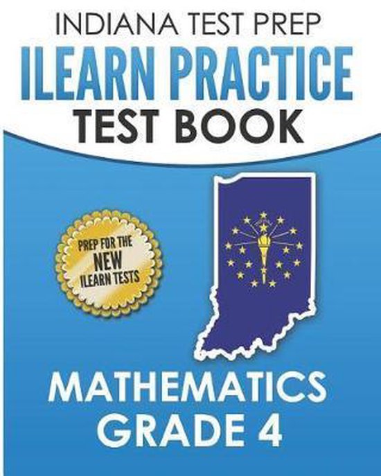 INDIANA TEST PREP ILEARN Practice Test Book Grade 4 - cover