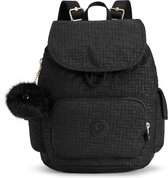 Kipling City Pack S Rugzak - Black Pylon Embossed