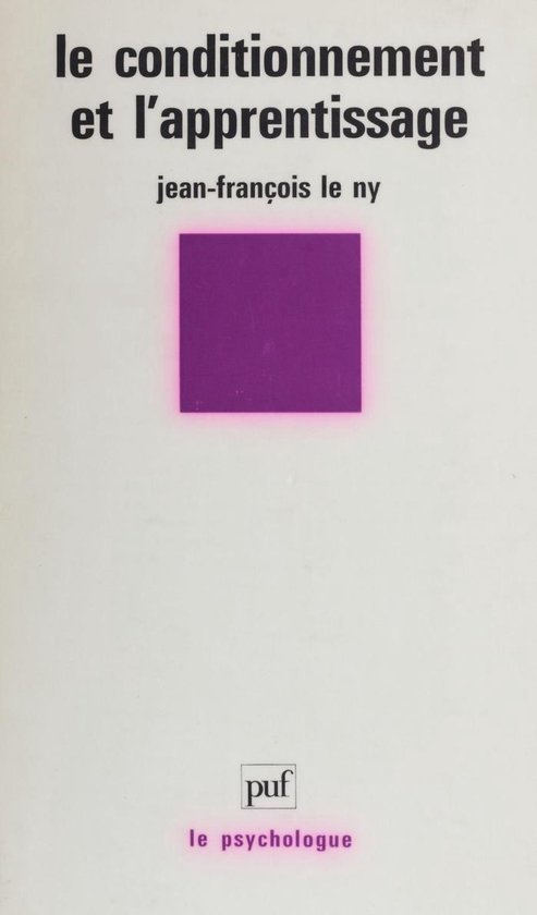 Le Conditionnement et l'apprentissage - cover