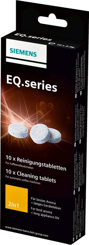Siemens TZ80001N - EQ. Series - Reinigingstabletten | bol.com