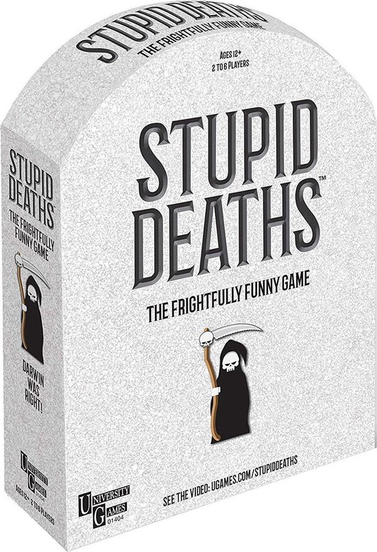 Boek: 6085 Stupid Deaths Board Game, geschreven door University Games