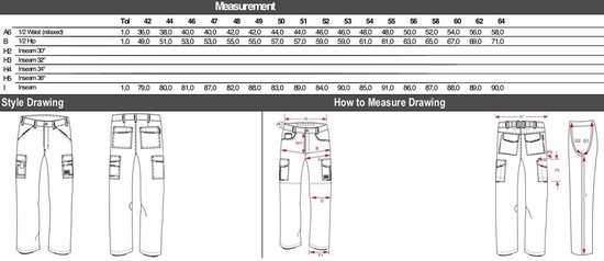 Tricorp Worker - Workwear - 502008 - Gris foncé - taille 58