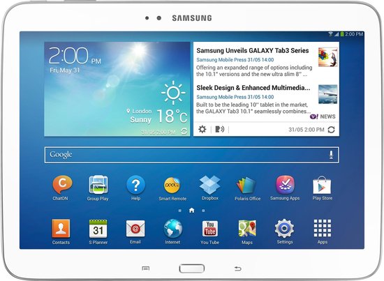 bol.com | Samsung Galaxy Tab 3 - 10.1 inch (P5210) - Wit - Tablet