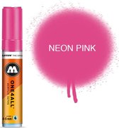 Molotow 327HS Neon Pink - Marqueur acrylique rose - Pointe biseautée 4-8mm - Couleur rose