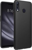 Samsung Galaxy J4 2018 zwart siliconen hoesje – TPU silicone - matte zwart