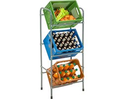 foto van Rek voor 3 drankkratten, krattenrek kratten rek 401727