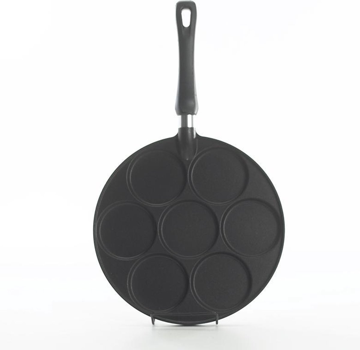 Cookinglife ® - Nordic Ware - Nordic Ware Bakspullen - Pannenkoekenpan - Pannen - Bak diverse pannenkoeken tegelijk - Anti-aanbaklaag - Zwart