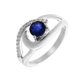 Orphelia ZR-7375/56 - Ring - Zilver 925 - Saffier / Zirkonia - Maat 56