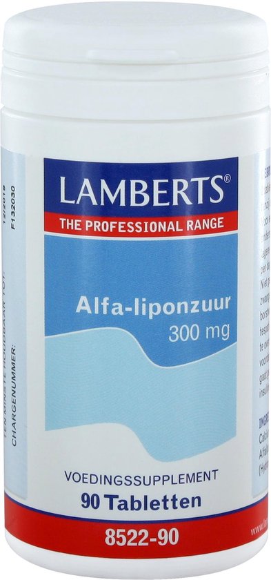 Foto: Lamberts alfa liponzuur 300mg 90tb 