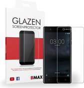 BMAX Nokia 3 Glazen Screenprotector Full Cover 3D | Dekt afgeronde schermranden volledig | Beschermglas | Tempered Glass