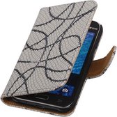 Grijs Basketbal Cover Samsung Galaxy J1 Booktype Wallet Cover