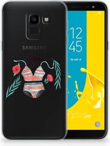 Geschikt voor Samsung Galaxy J6 2018 Uniek TPU Hoesje Boho Summer