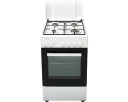 Everglades EVCK032 - Gasfornuis - Wit - 50CM - 46 Liter - 5 Jaar Garantie