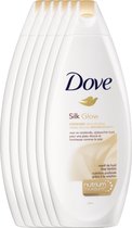 Dove silk glow  - 250 ml - shower gel - 6 st - voordeelverpakking