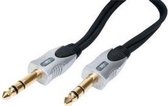HQ - 6.35mm audio connection kabel - 2.5 meter