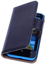 BestCases de Luxe en cuir véritable de type livre Zwart Nokia Lumia 800