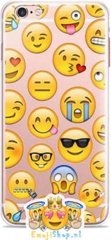 Bol Com Random Emoji Hoesje Voor De Iphone 5s Transparant 3d Geprint