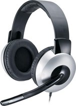 Genius HS-05A Stereofonisch Hoofdband Zwart, Zilver hoofdtelefoon