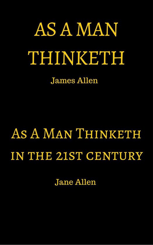 As A Man Thinketh - cover