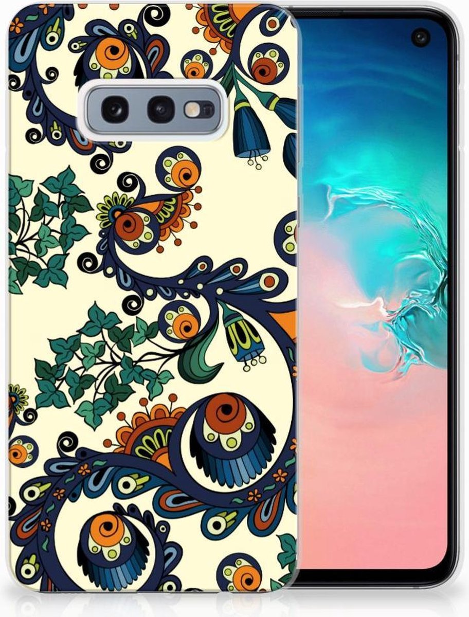 Siliconen Hoesje Samsung Galaxy S10e Barok Flower