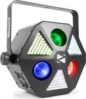 BeamZ MadMan met 3 prisma's, 3 SMD LED vlakken en DMX sturing