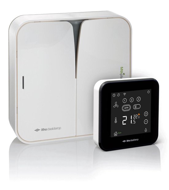 Spider thermostat and Gateway from Itho Daalderop, with which you can easily connect the mechanical ventilation with Homey