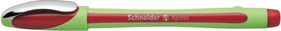 fineliner Schneider Xpress 0,8mm rood doos met 10 stuks