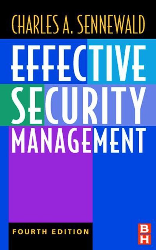 Effective Security Management - cover
