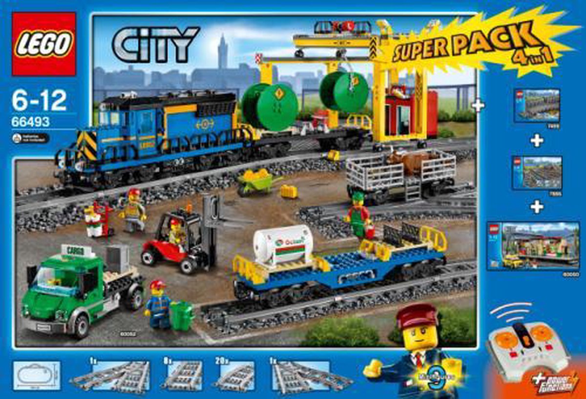 LEGO City Treinen Super Pack 4in1 - 66493 | bol