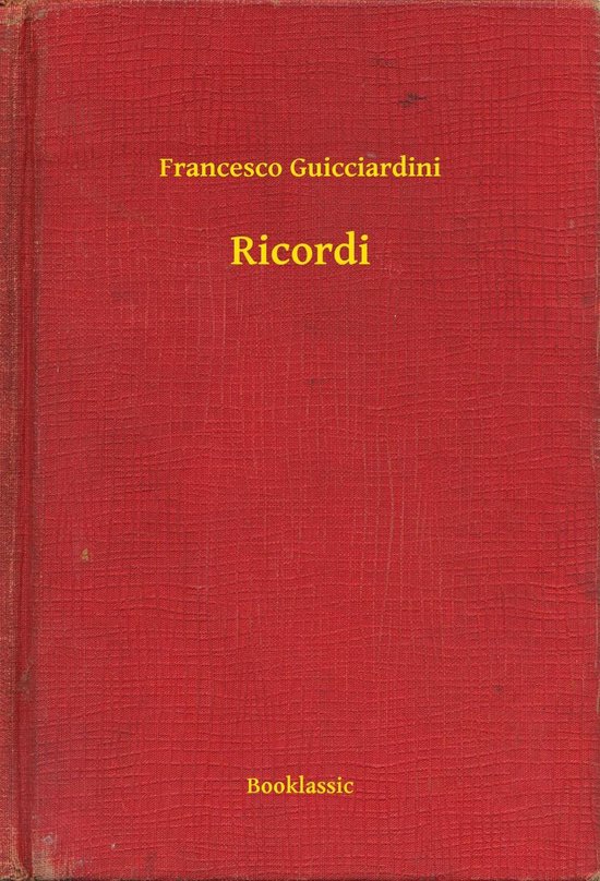 Ricordi - cover